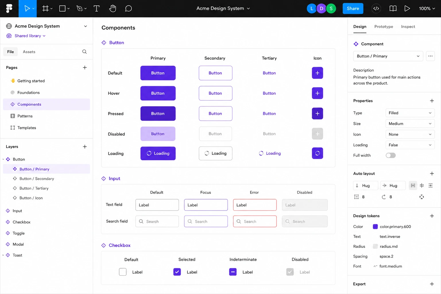 Figma Design System