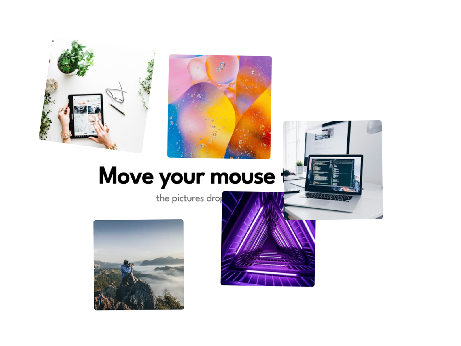 Bouncing Image Trail