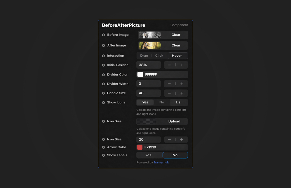 Before After Picture Preview