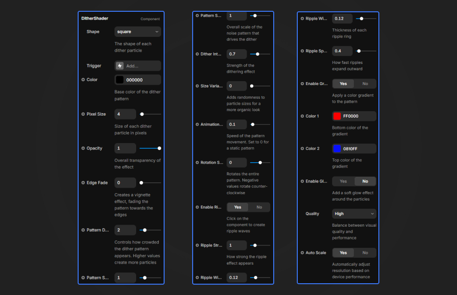 Dither Shader Preview