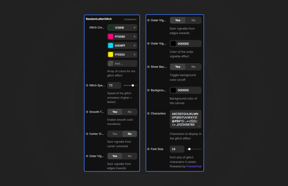 Random Letter Glitch Preview