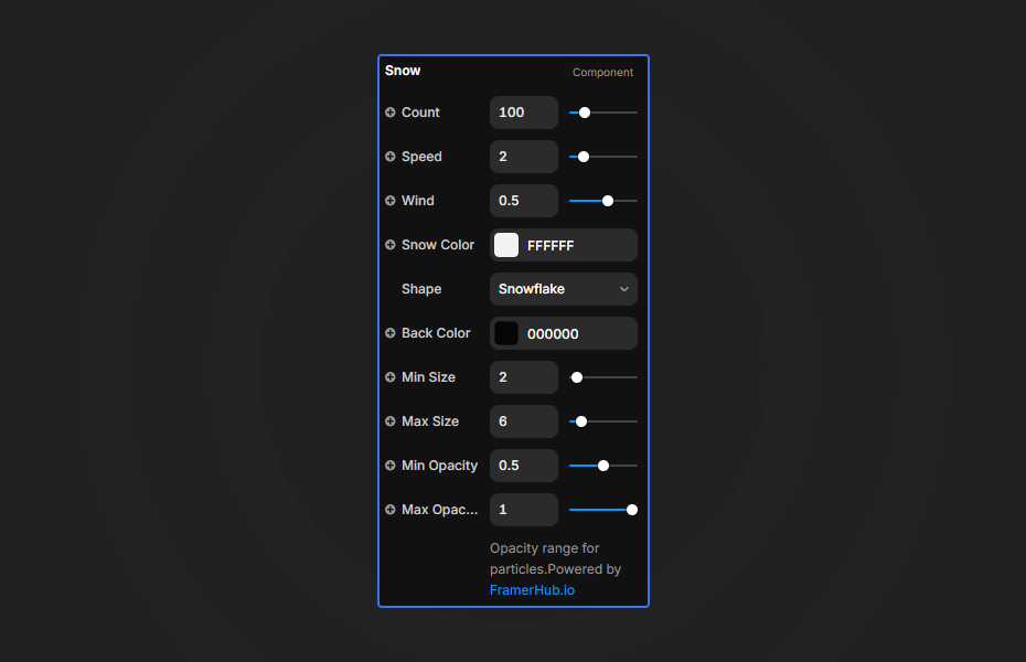 Snow Overlay Preview
