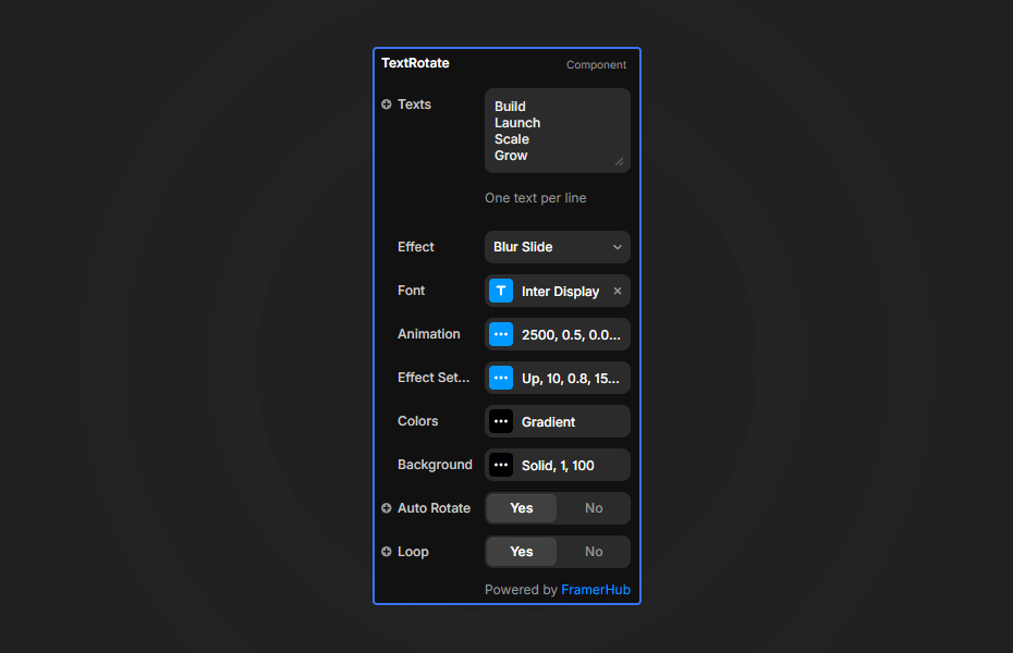 Text Rotate Preview