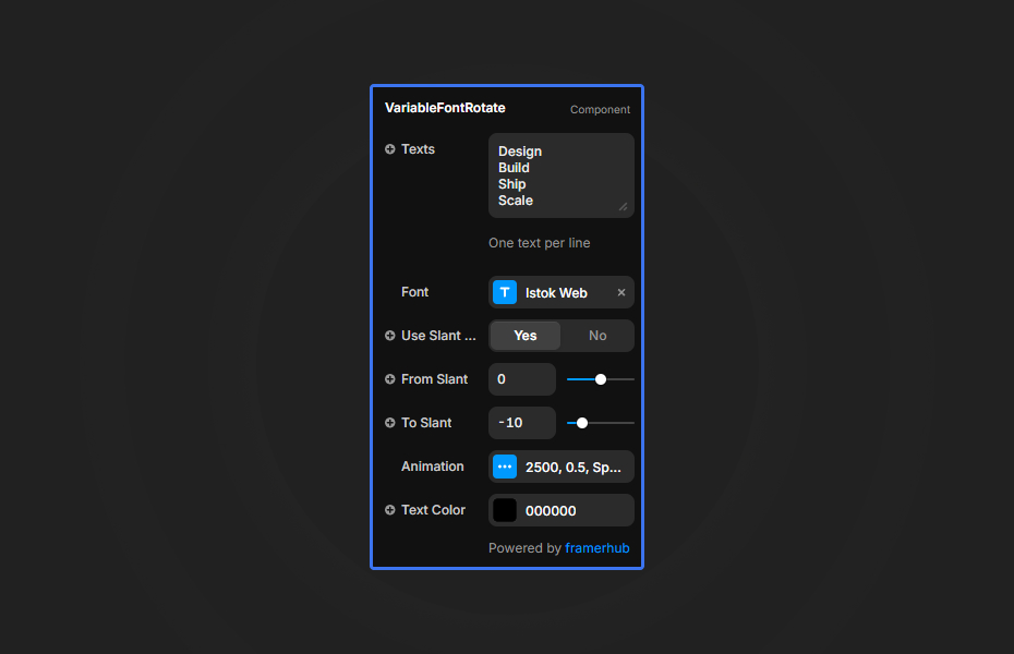 Variable Font Rotate Preview