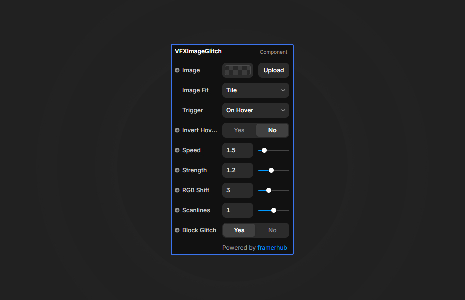 VFX Image Glitch Preview